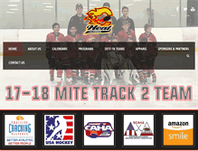 Tablet Screenshot of caheathockey.com